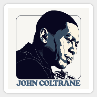 John Coltrane - Retro Jazz Music Fan Design Magnet